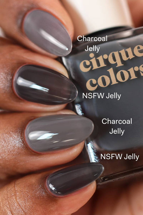 CHARCOAL JELLY NAIL POLISH